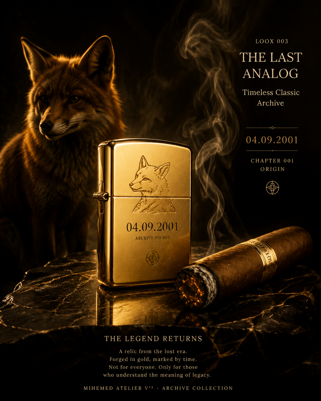 THE LEGEND RETURNS. 🦊 Forged in gold. Marked by time. A forgotten symbol reborn as a timeless masterpiece. A relic f...