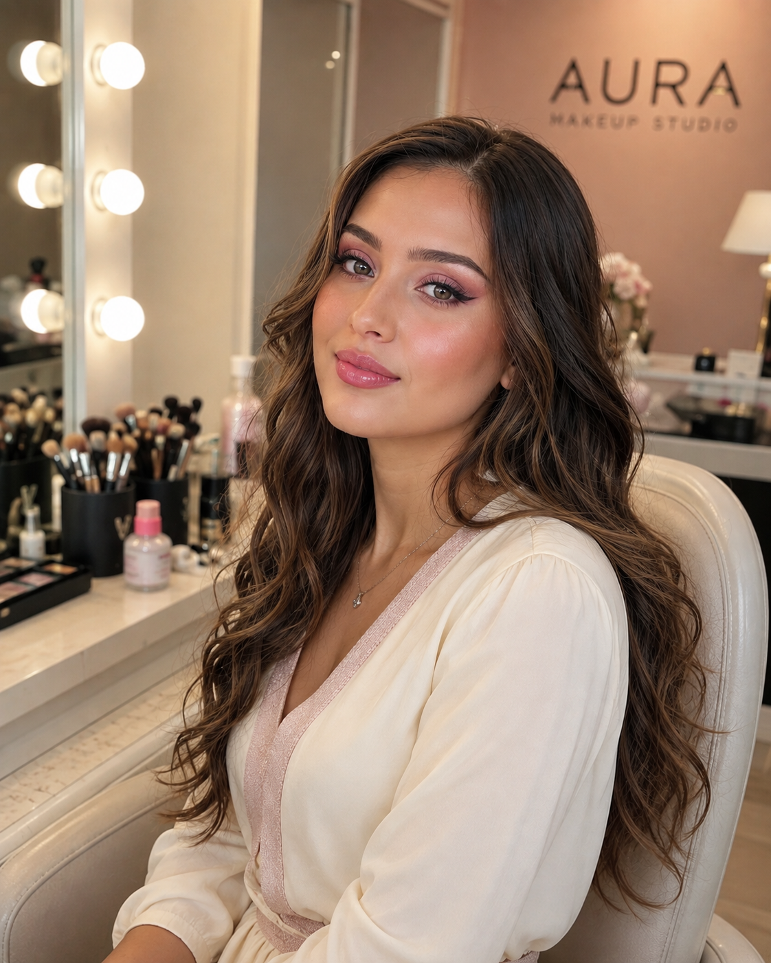 🎀 Barbie Makeup | Aura Makeup Studio از یک چهره طبیعی تا یک Barbie-inspired Glam؛ هر مرحله با دقت اجرا شده، از آماده...