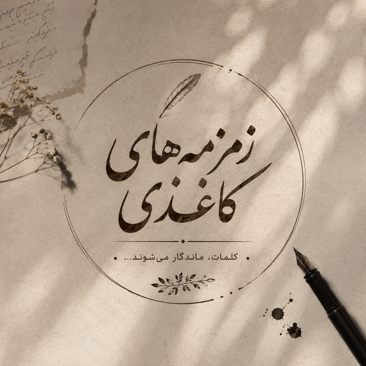 ...کلمات ، ماندگار می شوند @paperwhisper #vatangram