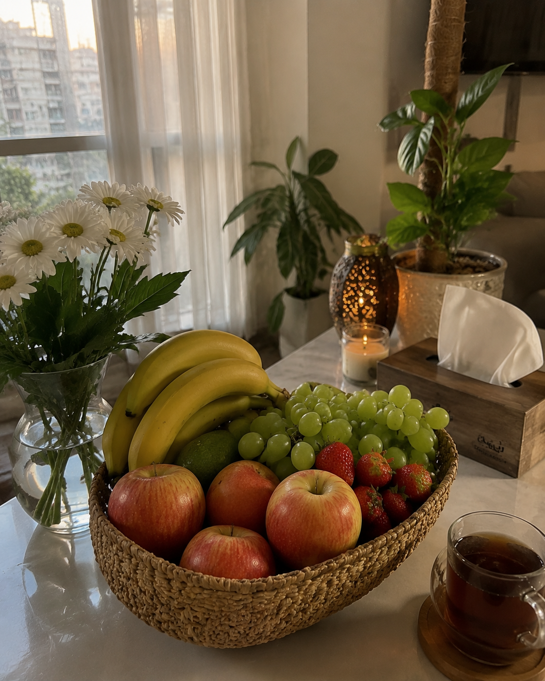 خونه وقتی بوی میوه تازه و چایی می‌گیره قشنگ‌تره 🍵🌿