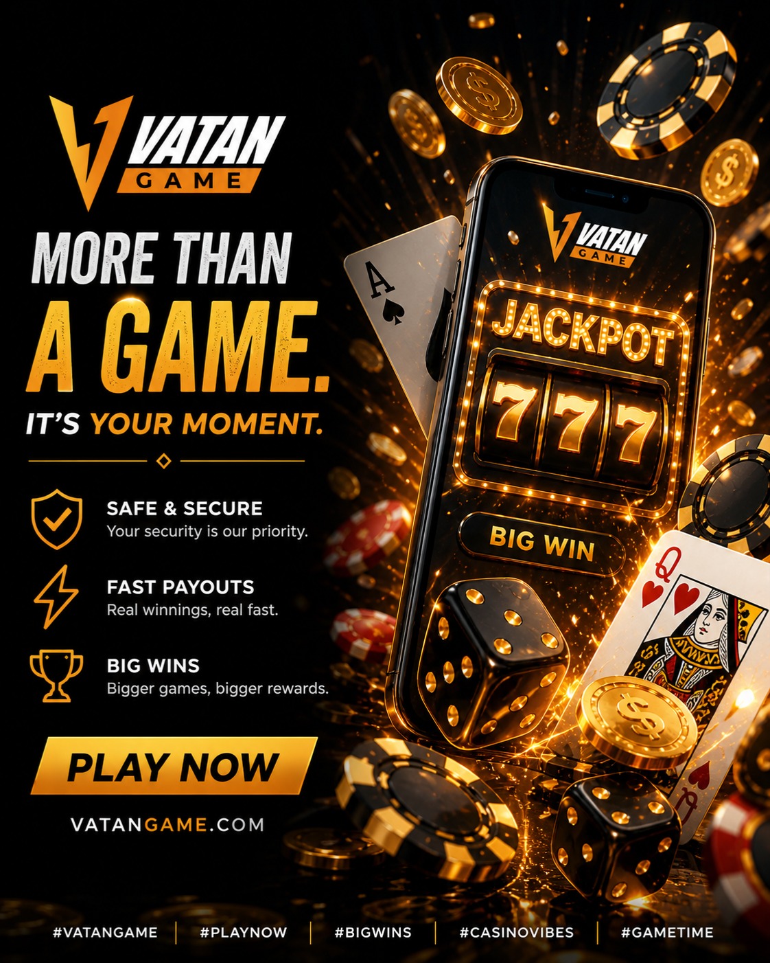 #vatangame #mobilegaming #onlinegaming #casinovibes #bigwin #playnow #gametime #digitalgaming