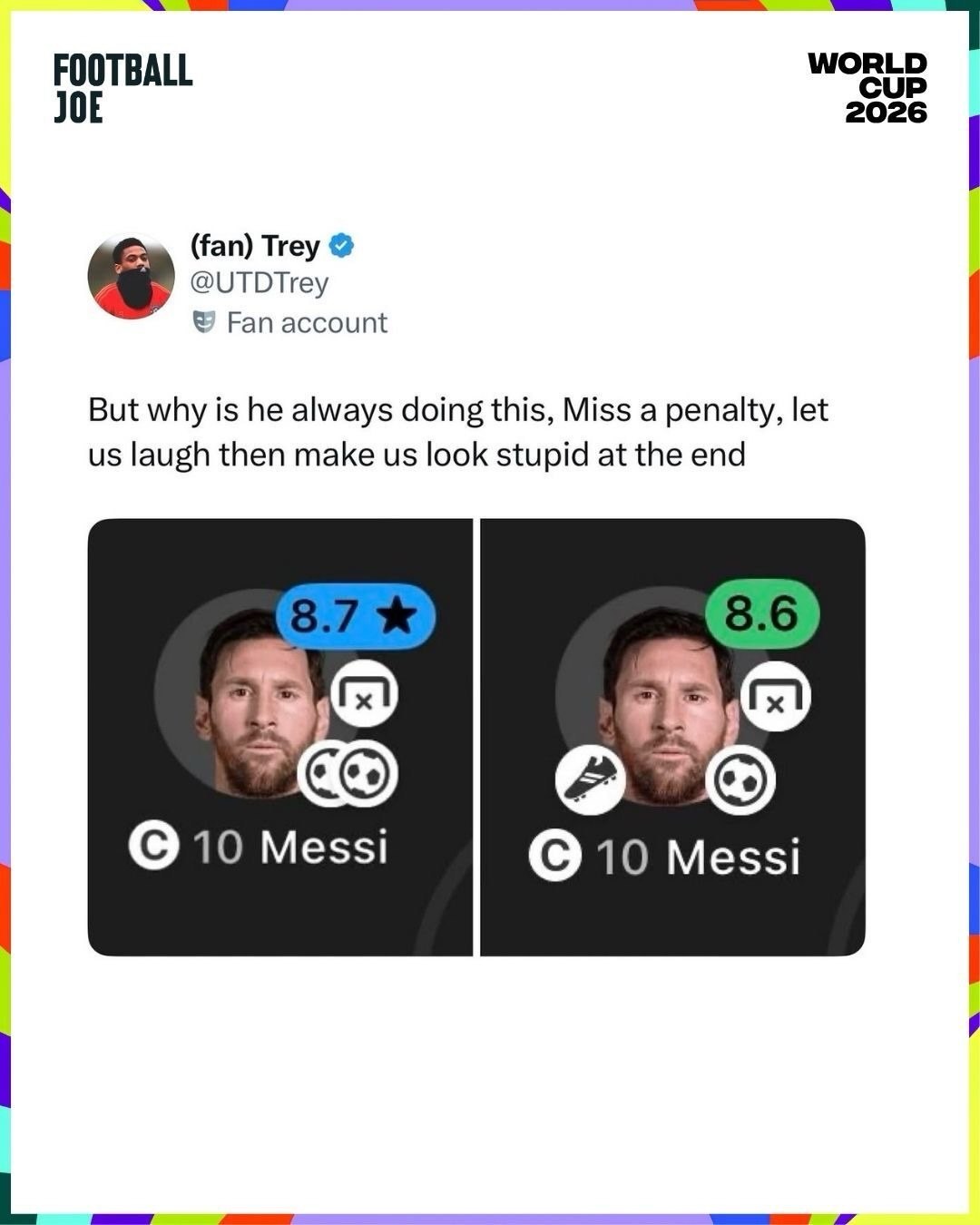 It looked like it was over, until Messi delivered once again 😉🇦🇷