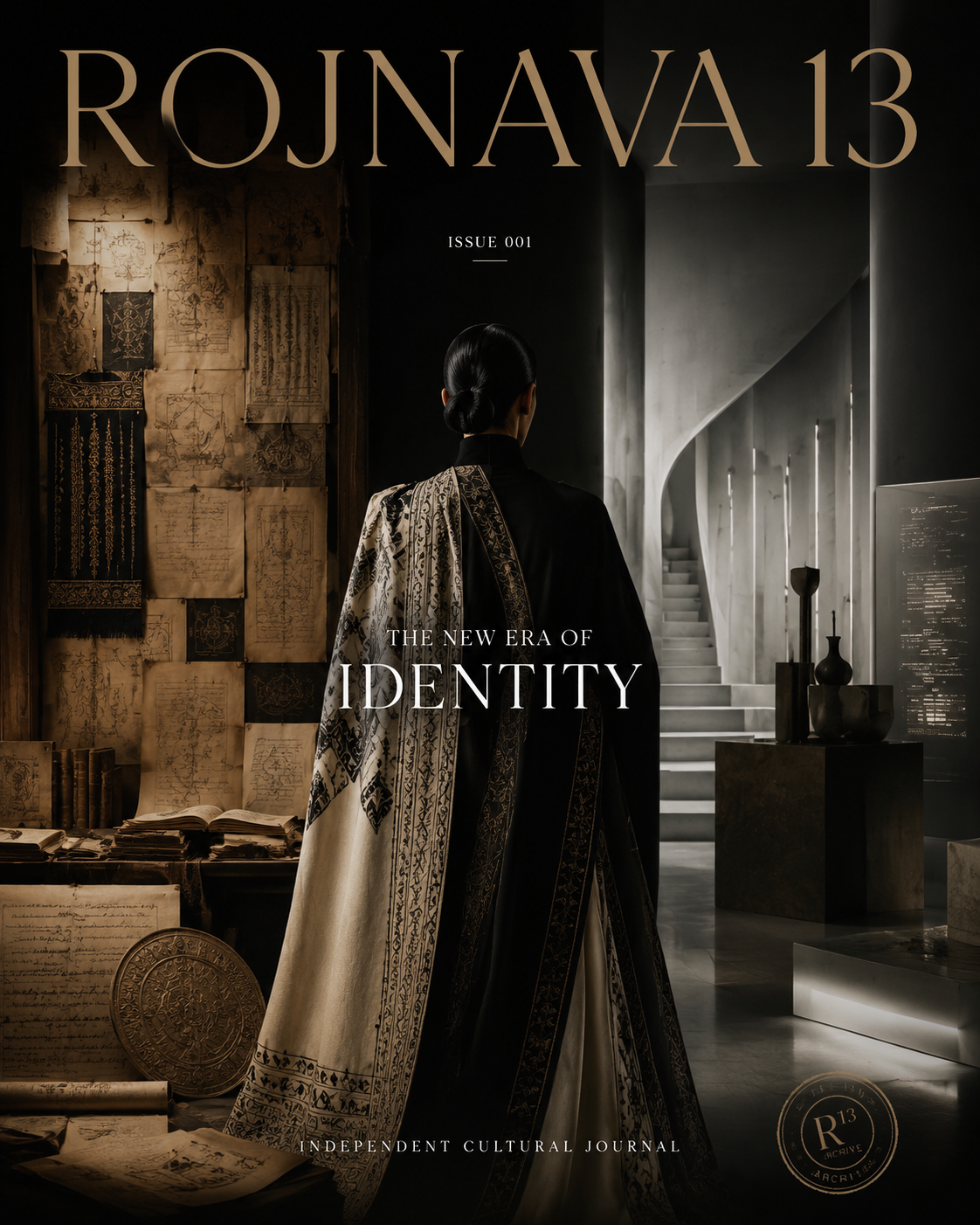 ISSUE 001 THE NEW ERA OF IDENTITY A new archive begins. ROJNAVA 13 is a space where heritage, creativity and future v...