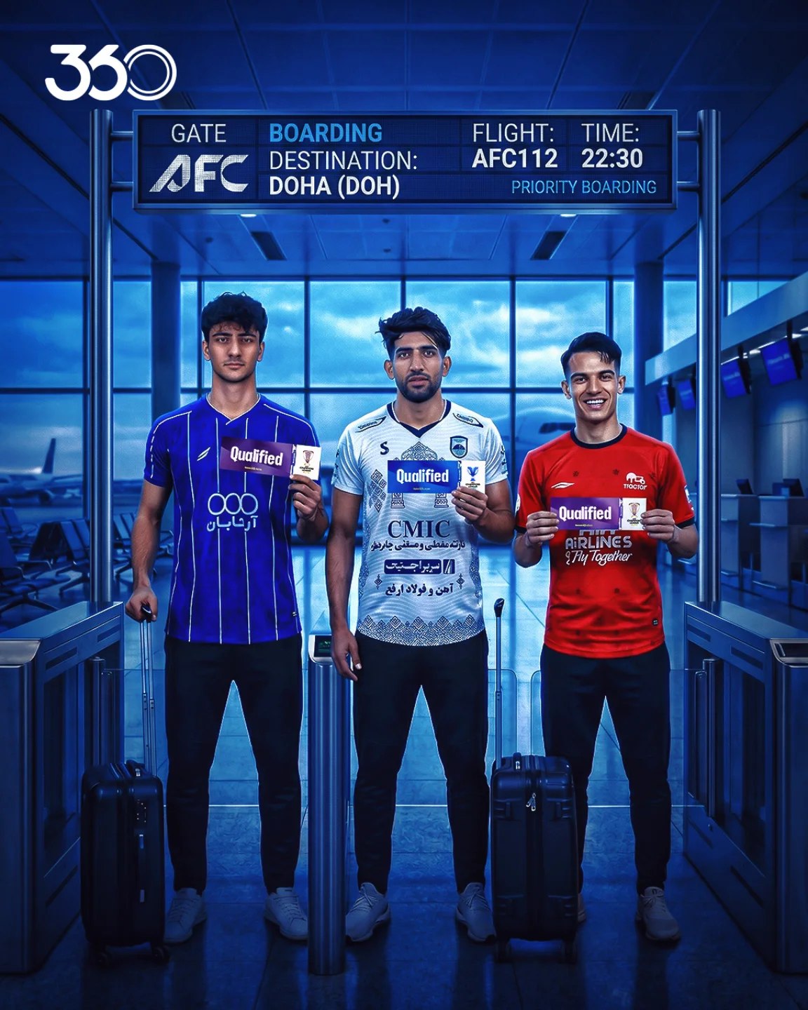 
🎟 رسمی: رونمایی کامل از 3⃣ نماینده ایران در آسیا‼️🌏
تیم چادرملو با برتری مقابل گلگهر در ضربات پنالتی فینال پلی...