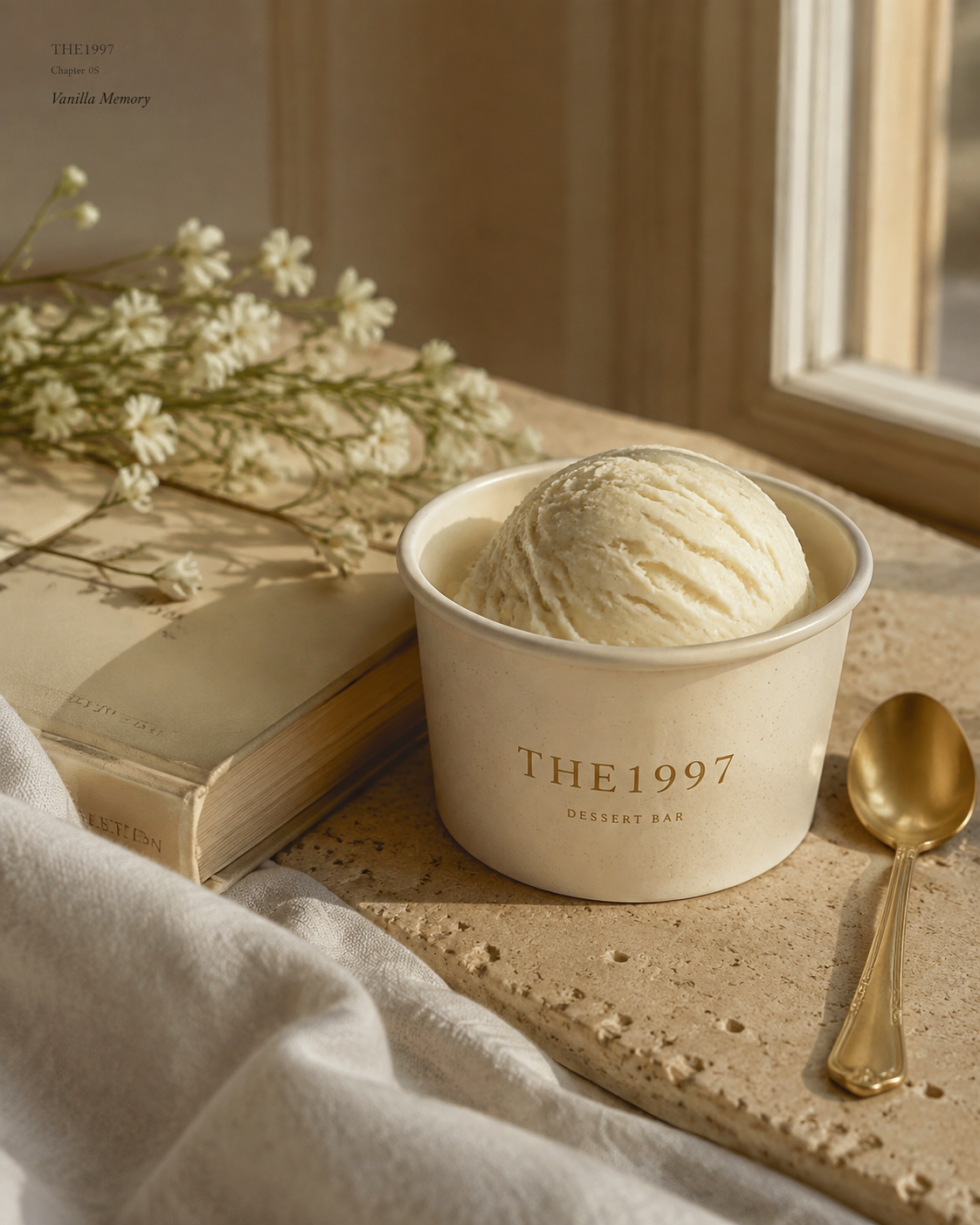 🍨 Caption — THE1997 Some memories have a flavor. A soft vanilla taste, a quiet afternoon, and a moment you wish coul...
