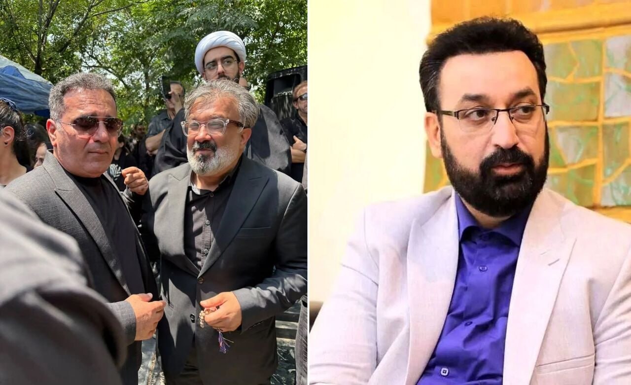 🔺🔻پیکر فرزاد جمشیدی در قطعه هنرمندان آرام گرفت 🔹مراسم تشییع پیکر زنده یاد فرزاد جمشیدی امروز چهارشنبه ۱۰ تیر با حض...