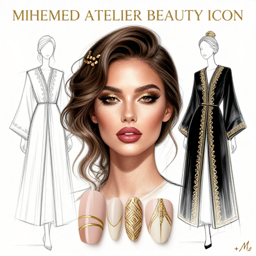 نور، مخمل، طلا و ظرافت… وقتی رنگها به هنر تبدیل میشوند، کمال متولد میشود. ✦ MIHEMED ATELIER BEAUTY ICON Beauty as ...