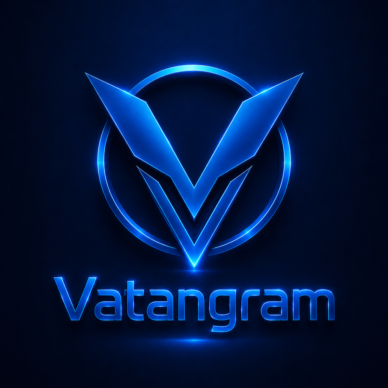 💙 Blue Mode — Technology & Trust Vatangram | Different by Design ✨