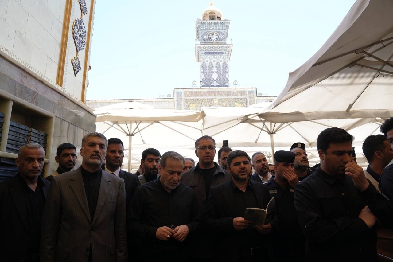 📸 تشرف عراقچی به حرم مطهر حضرت امیر المومنین علی(ع)