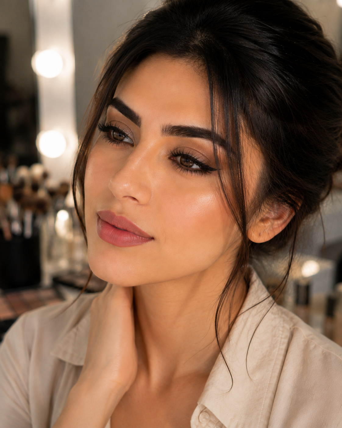From bare skin to full glam ✨ یک میکاپ حرفهای فقط نتیجه نهایی نیست؛ از آمادهسازی پوست تا انتخاب تناژها، فرم چشم، فی...