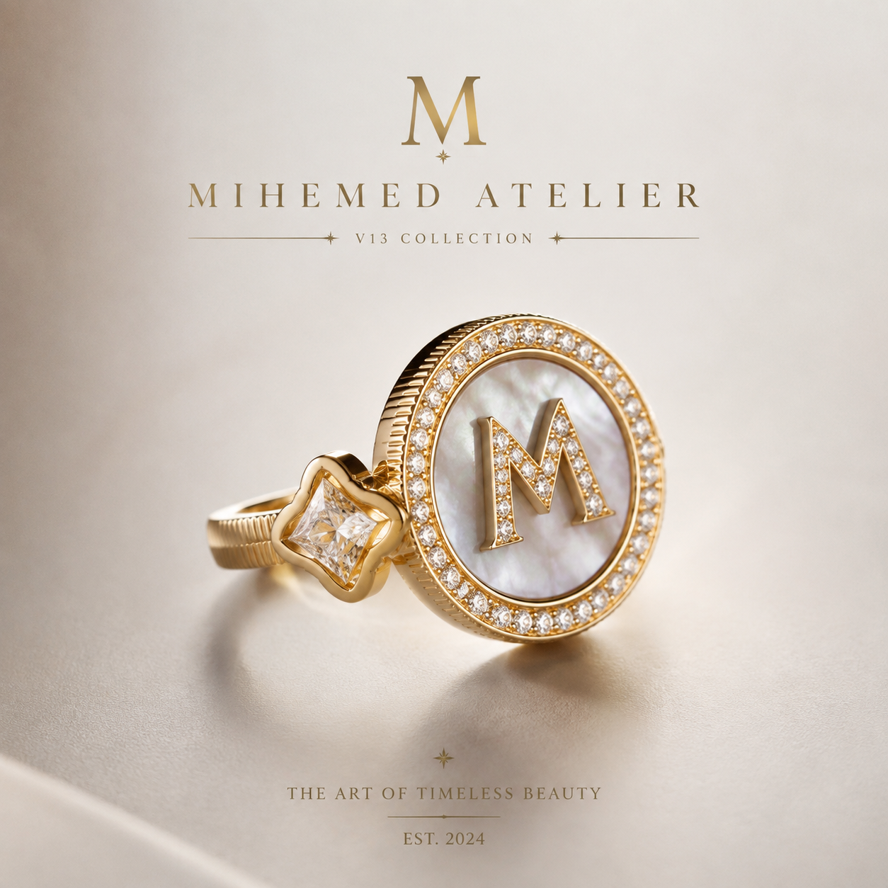 هر قطعه، یک داستان دارد… جایی که طلا فقط یک فلز نیست؛ امضای یک خاطره جاودانه است. ✨ MIHEMED ATELIER The Art of Timel...