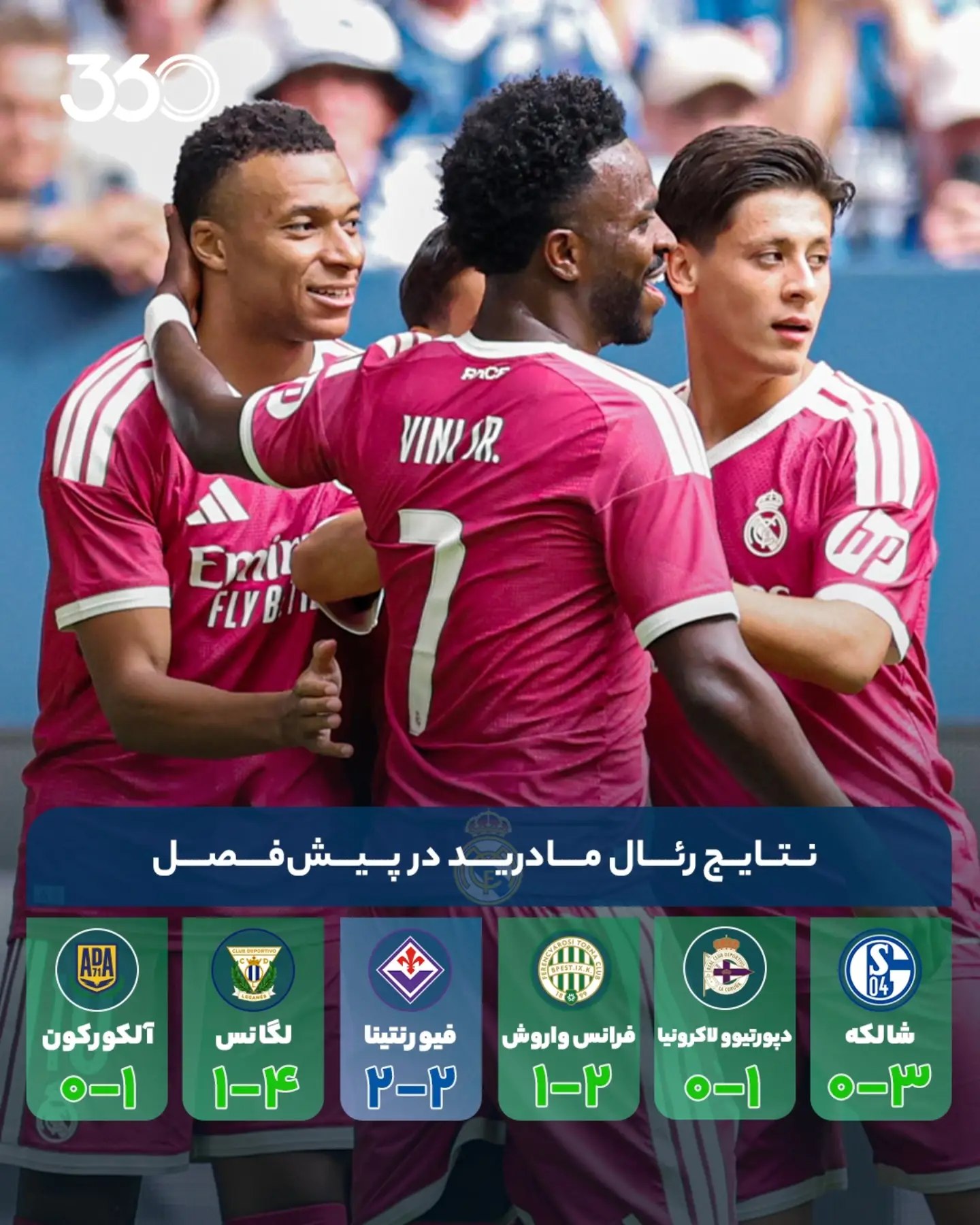  ⚔ بارسا برای فصل جدید آمادهتر است یا رئال؟ 🤨 ⏪ ورق بزنید 📸 نتایج بارسلونا و رئال مادرید 🔵🔴 ⚪️🟣 در بازیهای دو...