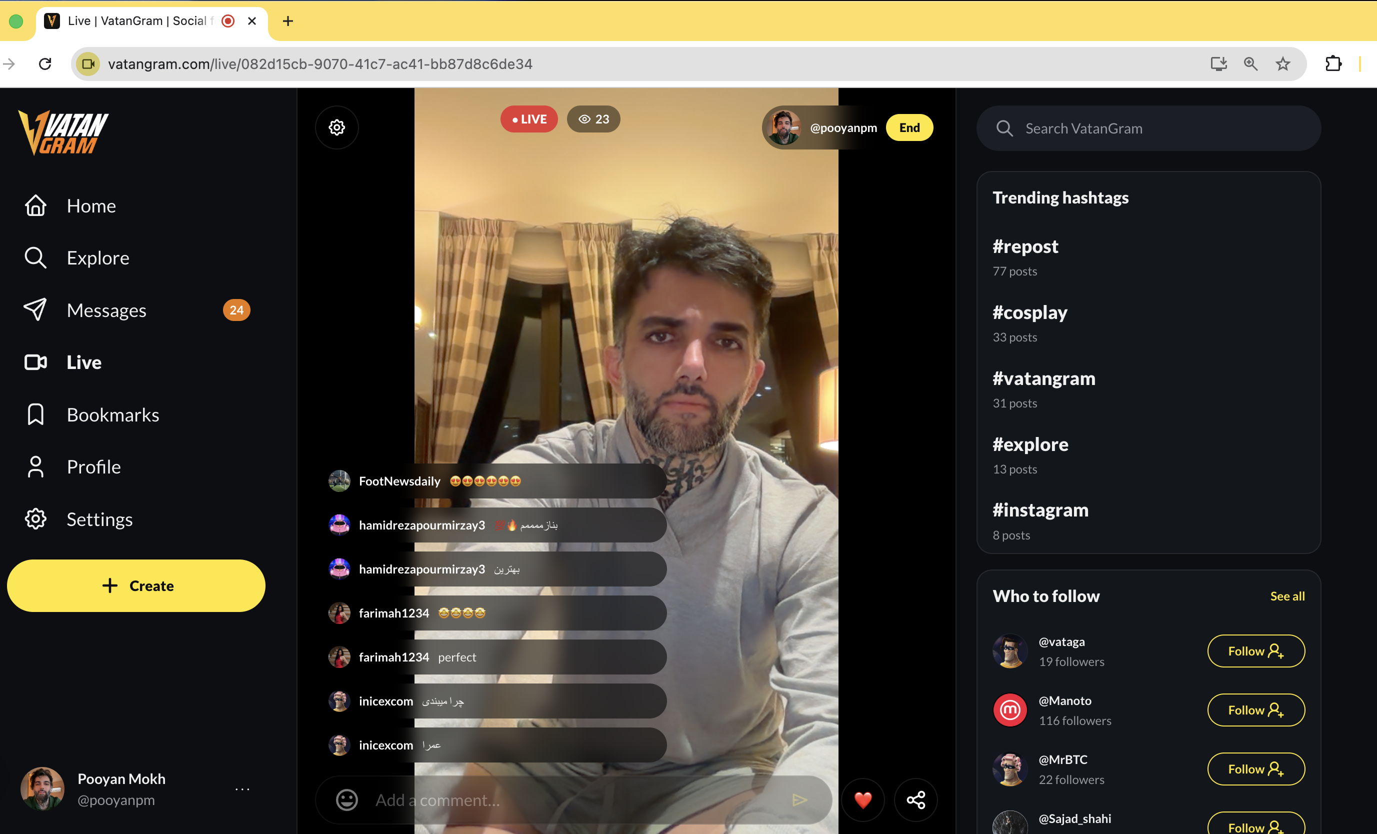 live live , check check.