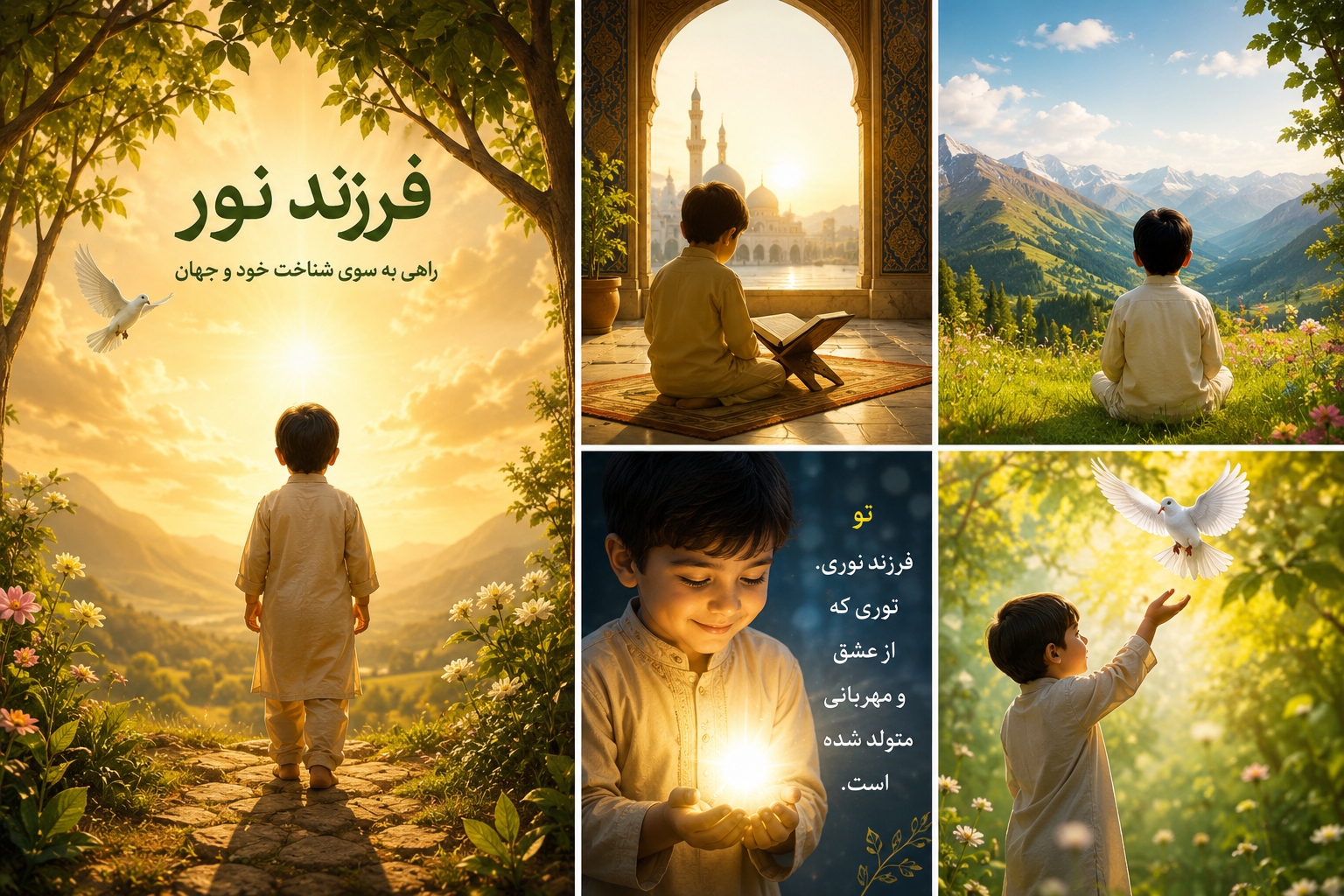 فرزند نور «هر انسانی با نوری درون خود متولد میشود؛ این کتاب سفری است برای یافتن آن نور.» فرزند نور، روایتی الهامبخش...