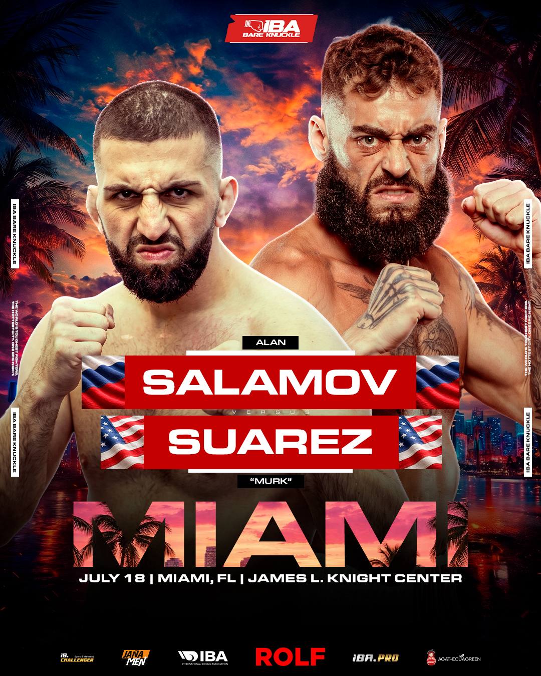 🇷🇺 Саламов vs Суарез 🇺🇸 Бой в среднем весе | 185 lb | 84 кг Непобежденный мма боец из команды DC Алан Саламов (15...