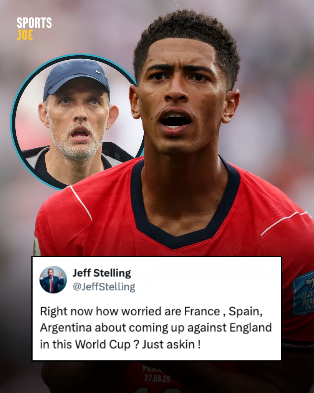 Jeff isn't the only one not happy with England's performances so far at the World Cup 😬
This feels like a case of d...