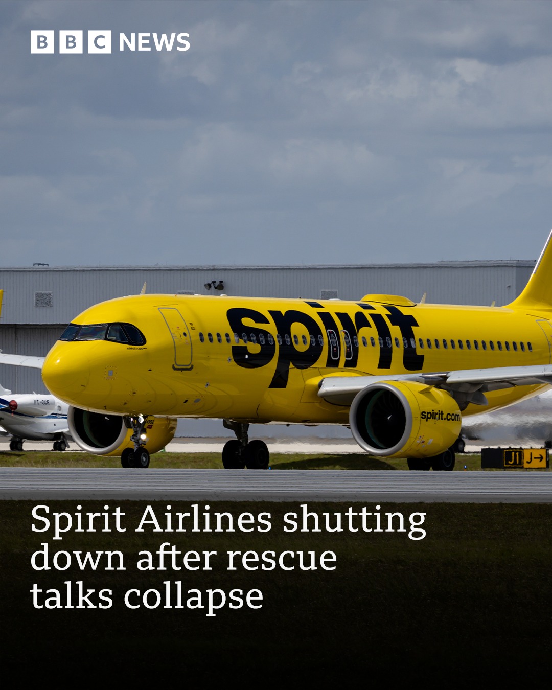 Spirit Airlines is shutting down as a business after failing to secure a $500m (ÂŁ368m) bailout from the Trump adminis...