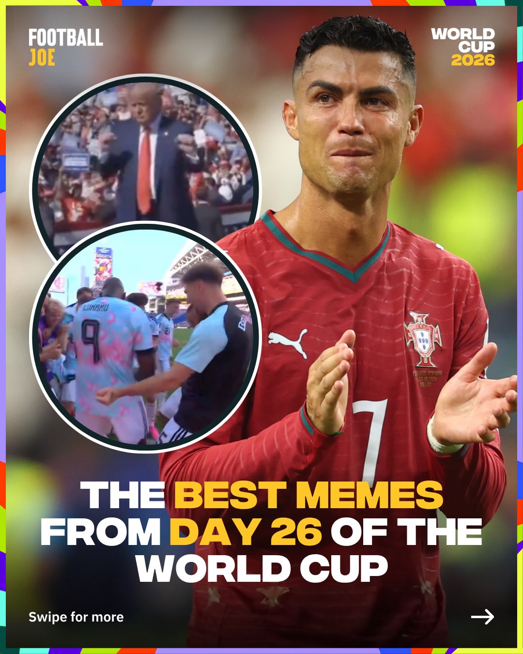 The internet certainly had its fun as Portugal and the USA were eliminated from the World Cup 😅