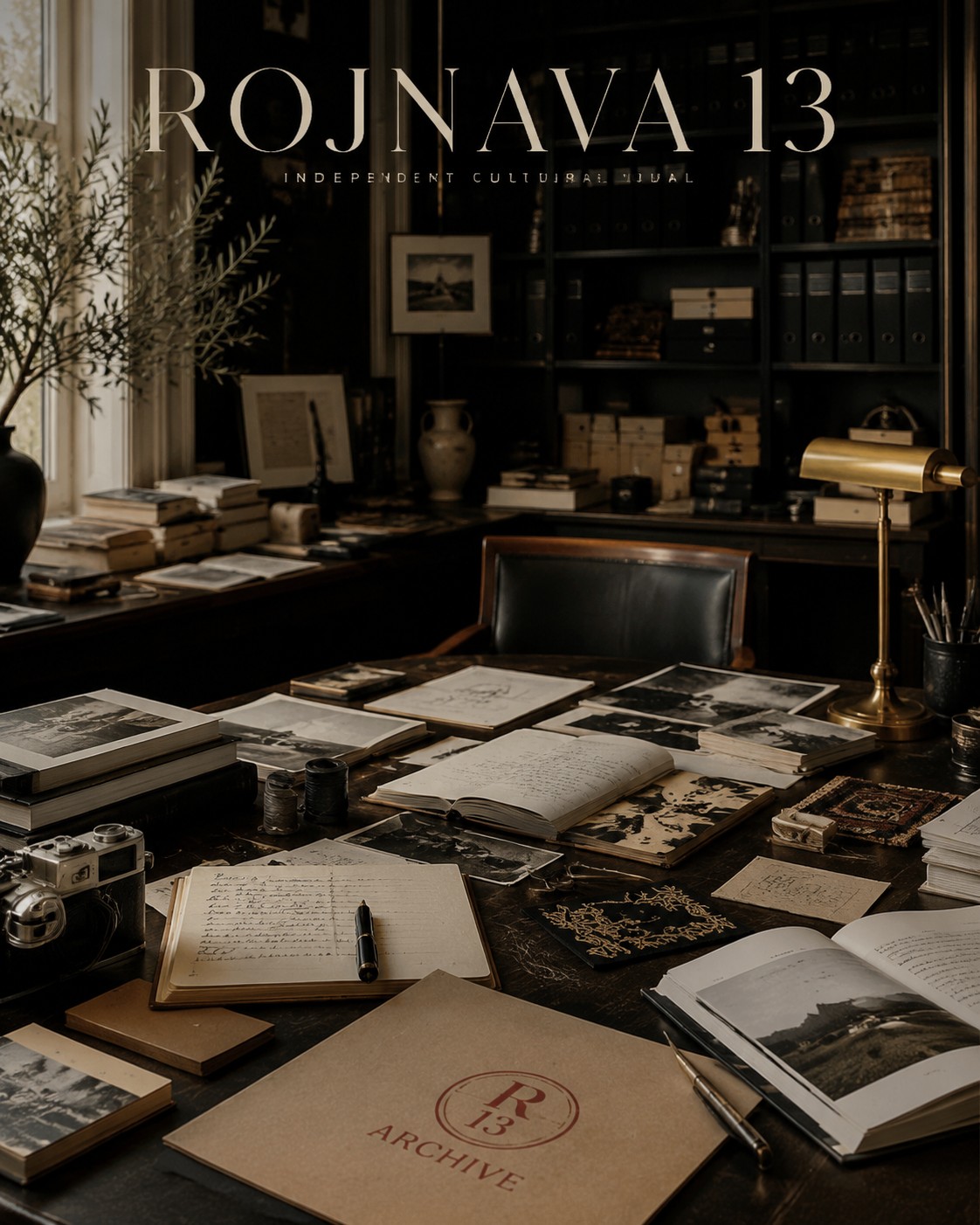 THE EDITORIAL HOUSE Every archive begins with a vision. Behind ROJNAVA 13 stands a creative space where ideas, resear...