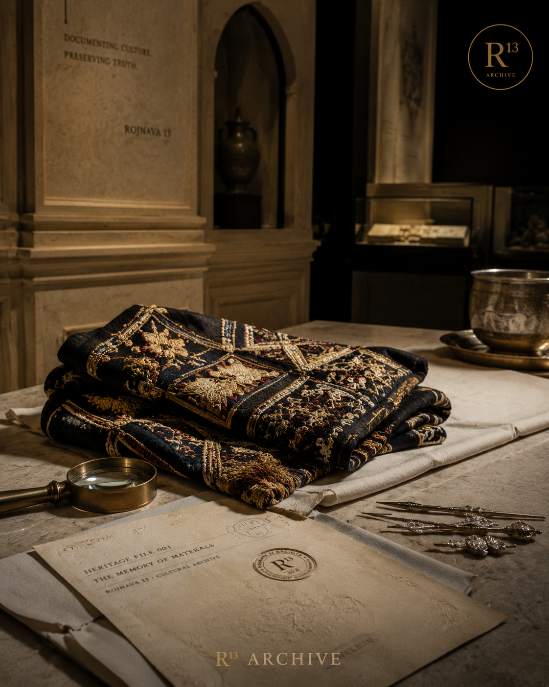 HERITAGE FILE 001 THE MEMORY OF MATERIALS Every material carries a story. A thread can hold a tradition. A craft can ...